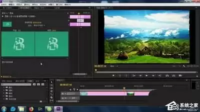 premiere如何给素材添加置换转场效果