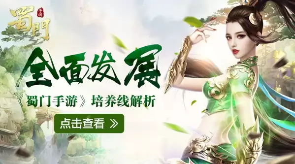 全面发展 《蜀门手游》培养线解析
