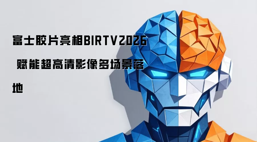 富士胶片亮相BIRTV2026 赋能超高清影像多场景落地