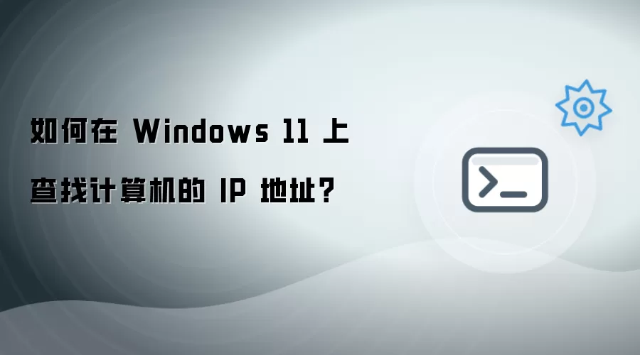 如何在 Windows 11 上查找计算机的 IP 地址？