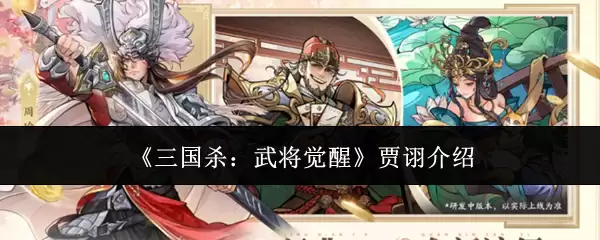 《三国杀：武将觉醒》贾诩说明