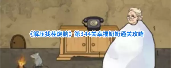 《解压找茬烧脑》第344关幸福奶奶通关攻略