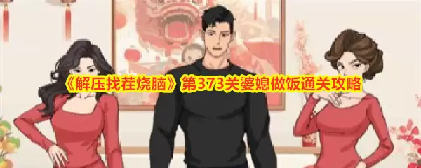 《解压找茬烧脑》第373关婆媳做饭通关攻略