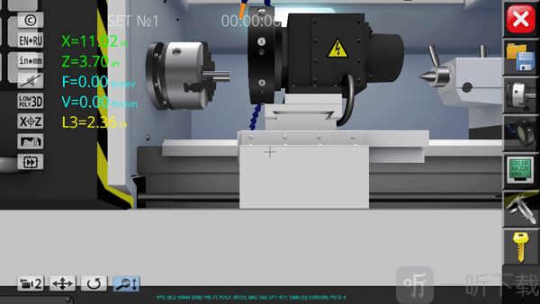 CNC Simulator Free视图缩放界面