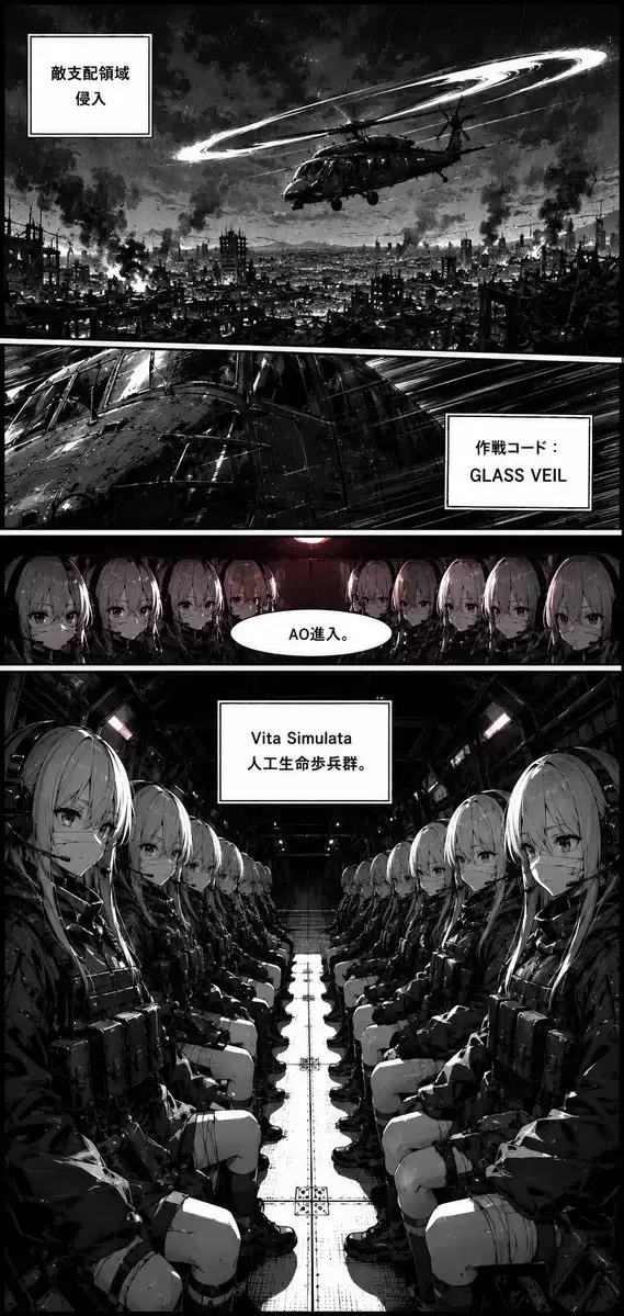 复古漫画风格：直升机渗透任务
