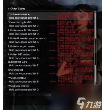 古墓丽影7秘籍,古墓丽影7传说 秘籍选项图解