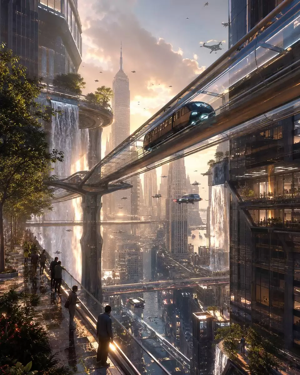 Sky Railway 2099 概念设计