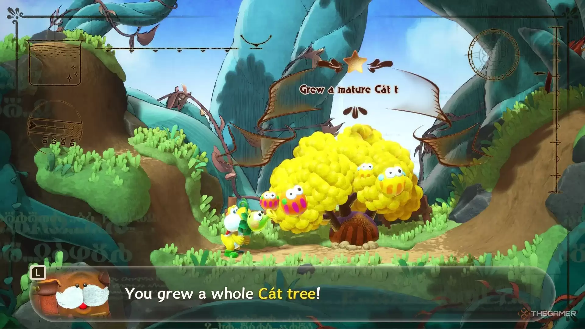 如何在《Yoshi And The Mysterious Book》的“Tallest Of Trees”关卡中收集所有微笑花朵