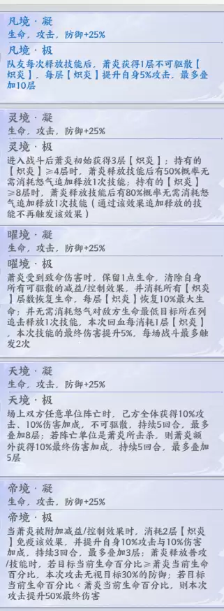 卡牌说明丨至臻萧炎技能神魂图鉴！至臻归源玩法