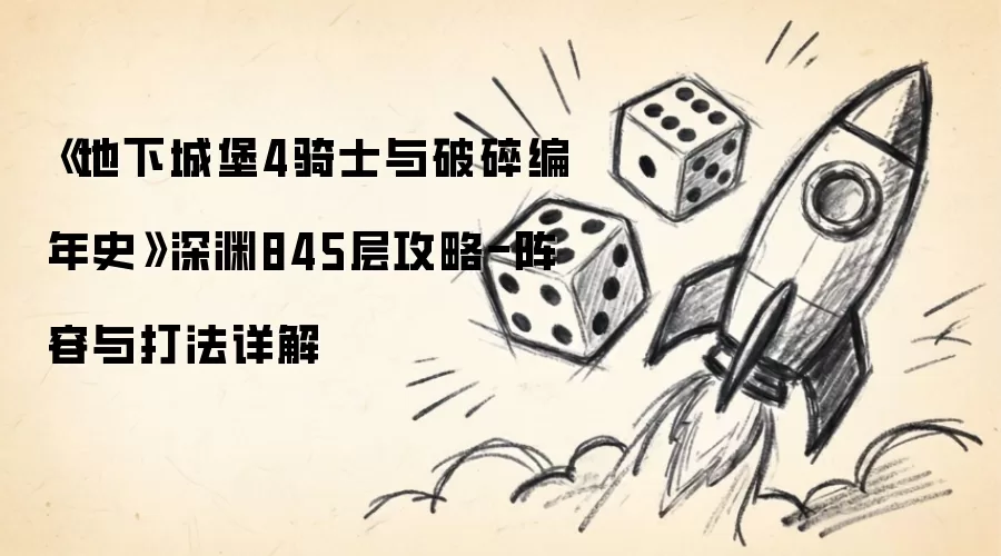 《地下城堡4骑士与破碎编年史》深渊845层攻略-阵容与打法详细说明