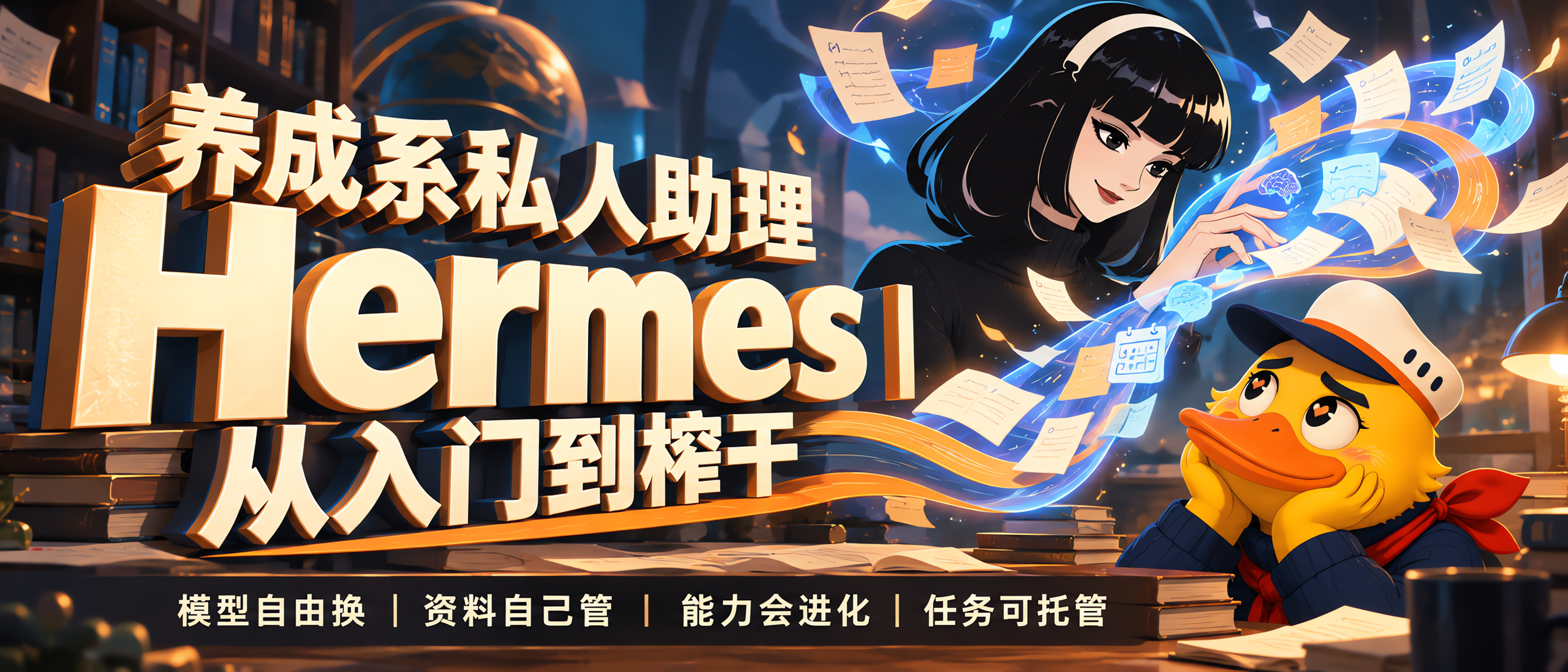 把 Hermes 养成私人助理：从安装配置到进阶使用