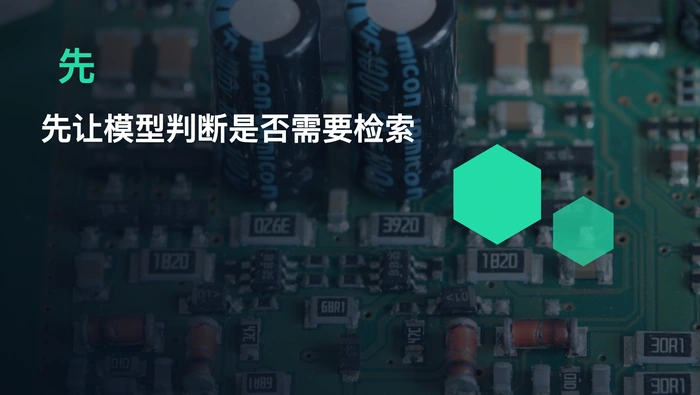迈向 Agentic RAG：先让模型判断是否需要检索