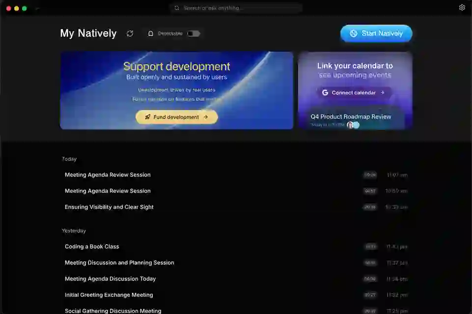 natively-cluely-ai-assistant：AI Agent 工具实践指南