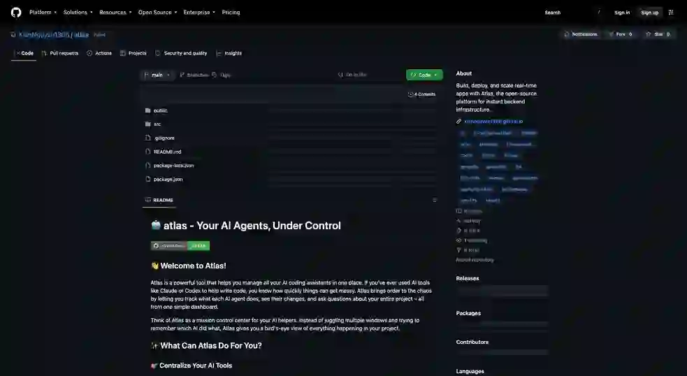 atlas：AI Agent 工具实践指南