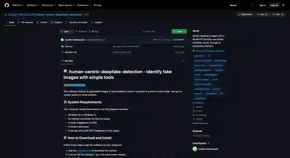 human-centric-deepfake-detection：AI Agent 工具实践指南